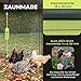 SELFmania Hühnerzaun 25m lang 120cm hoch GRÜN [TESTSIEGER] inkl. 21x Stäbe & 25x Erdanker | ENGMASCHIG STABIL UV-SCHUTZ | Freilaufgehege Hühner | Weidezaun, Kleintiere, Geflügelzaun, Hundezaun