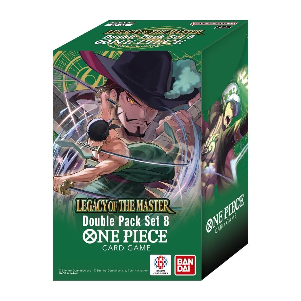 BANDAI One Piece TCG: Legacy of The Master Double Pack Set Vol. 08 (DP-08) - 2 Packs