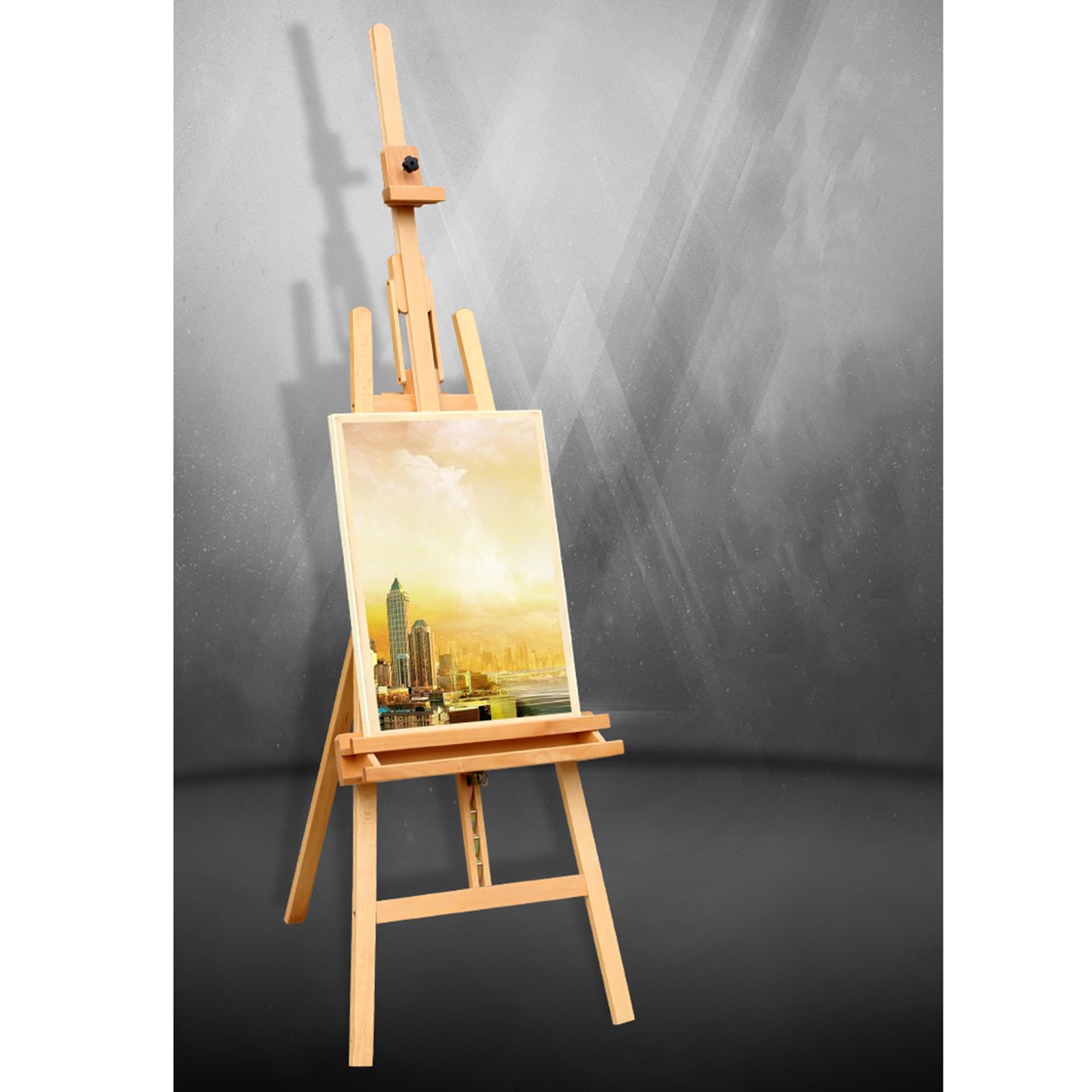 Caballete para Pintar, Soporte para Carteles, Caballete de Madera con Forma de A, Caballete Plegable portátil, Caballete de exhibición, trípode para Bodas, Fiestas y más(B170)