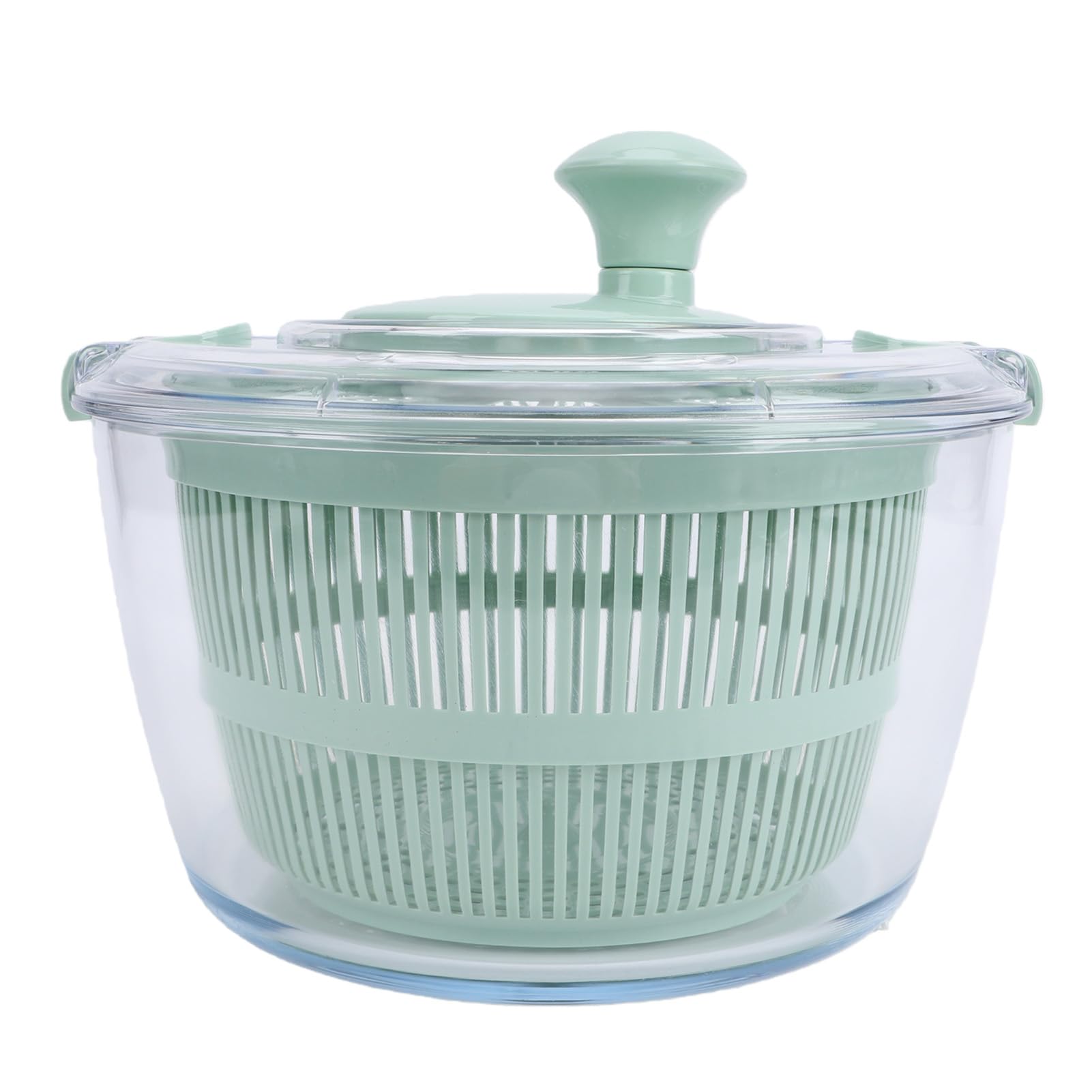 Ensaladera de Vidrio con Cuenco de Borosilicate, Escurridor de