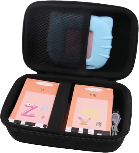 WERJIA Estuche rígido de transporte para AirbitionAullsatyLapareEaeverQuTZTimingSXDStartcan Talking Flash Cards Juguetes para niños pequeños,