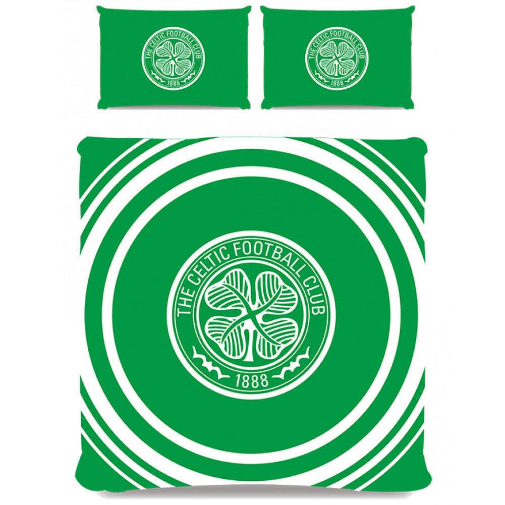 Celtic FC Pulse Double Duvet Cover and Pillowcase Set