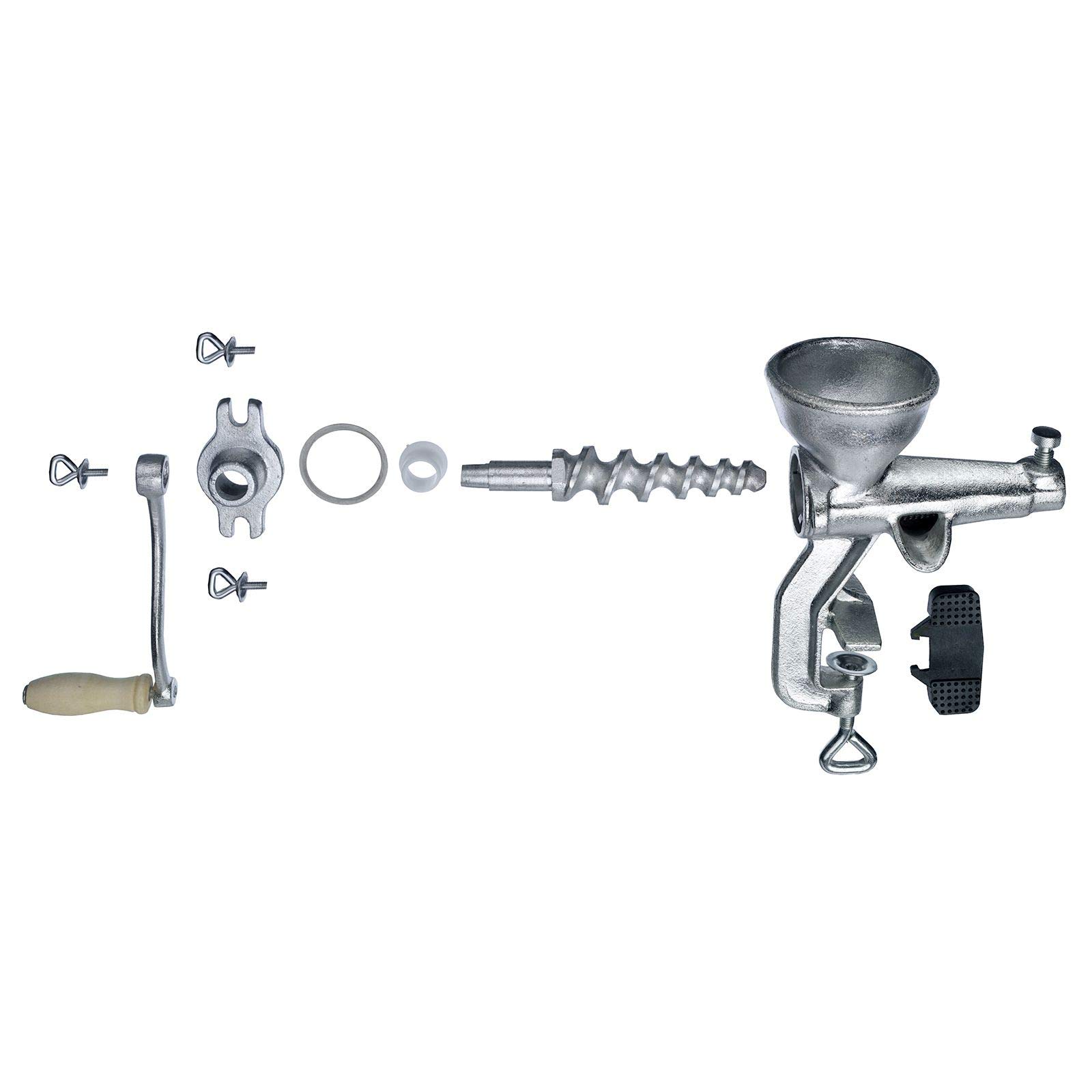 Westmark Presse à jus et à Fraises, avec Serre-joint à vis pour Montage sur Table, en Acier, Starke Else, Argenté, 97482260