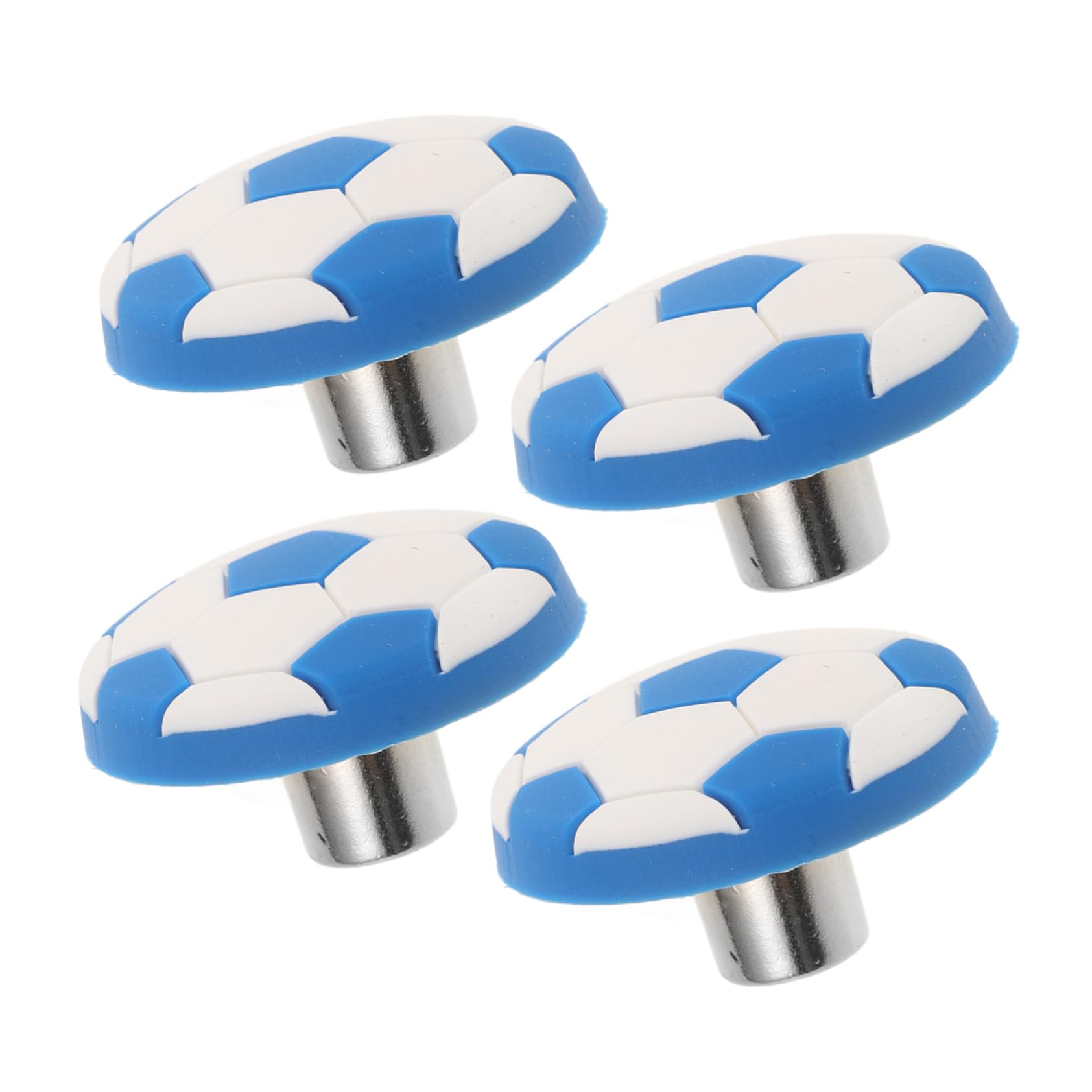 COOLHIYA Silicone Drawer Knobs Boys and Girls Room Furniture Pulls Soccer Knobs Easy Install Modern Design