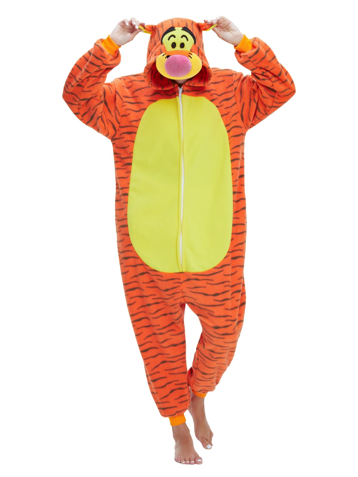 VEULENT Adult Onesie Pajamas Unisex Animal One-Piece Cartoon Costume Cosplay Homewear Sleepwear Partywear For Men Women