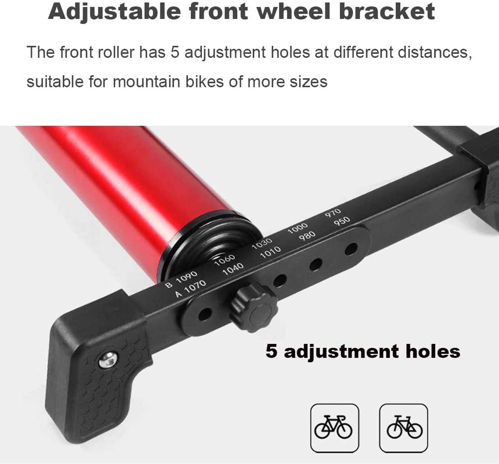 Bike Roller Faltbarer Indoor Cycling Fahrrad Rollentrainer, MTB Rennrad Trainingsstation, Passend für 24-29 Zoll Mountainbike/700C Rennrad