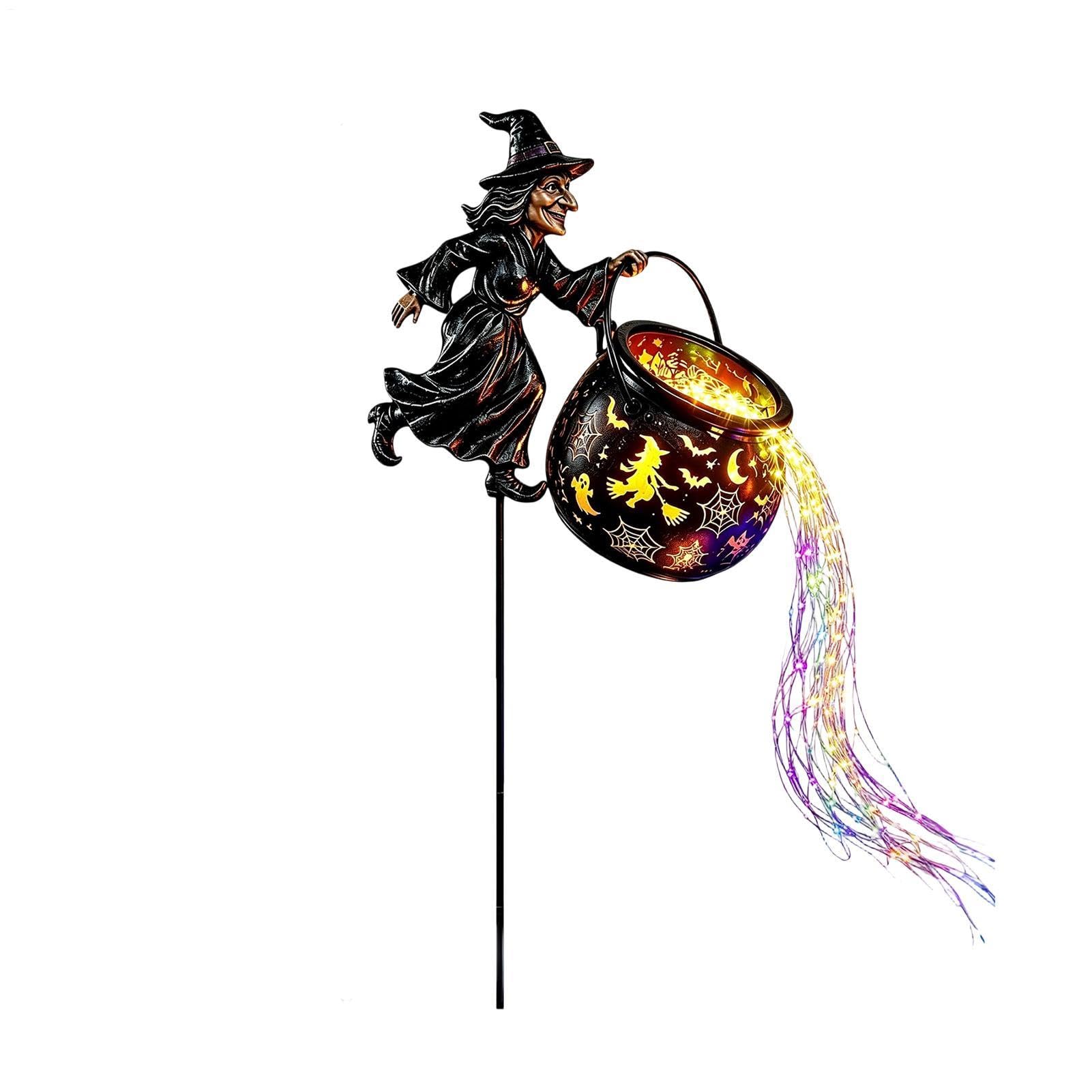 Witch Light Gotycki Zasilany bateriami Wodospad Oświetlenie String Stake