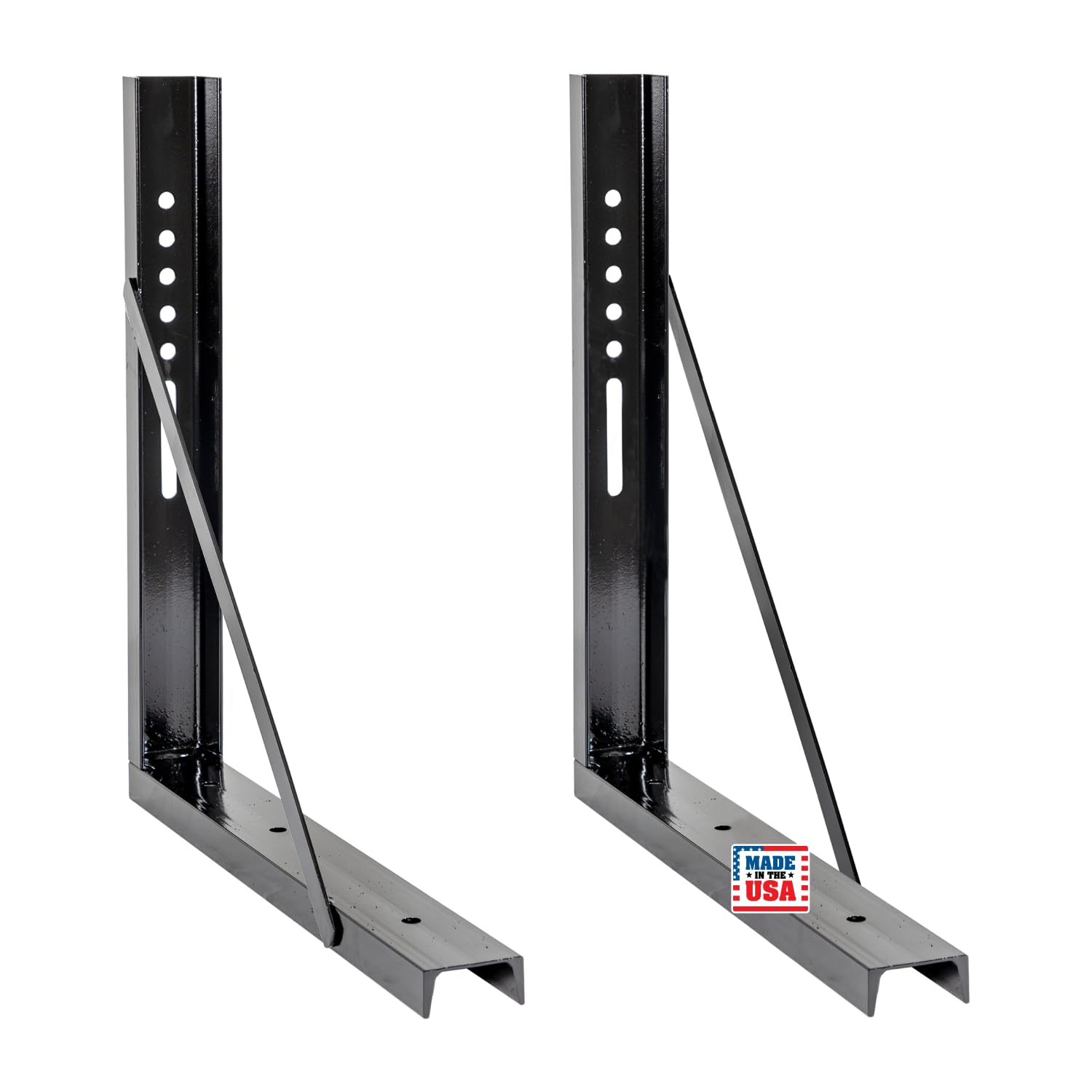 Buyers Products 1701015 Underbody Truck Box Brackets 24 x 24 In Black