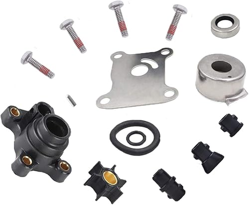 Kit de reparación de bomba de agua del impulsor para Johnson Evinrude 394711, 0394711, 18-3327, 386697, 391698, 389112, 387610, 1974-UP, 9.9-15 HP disponible en Yaxa El Salvador