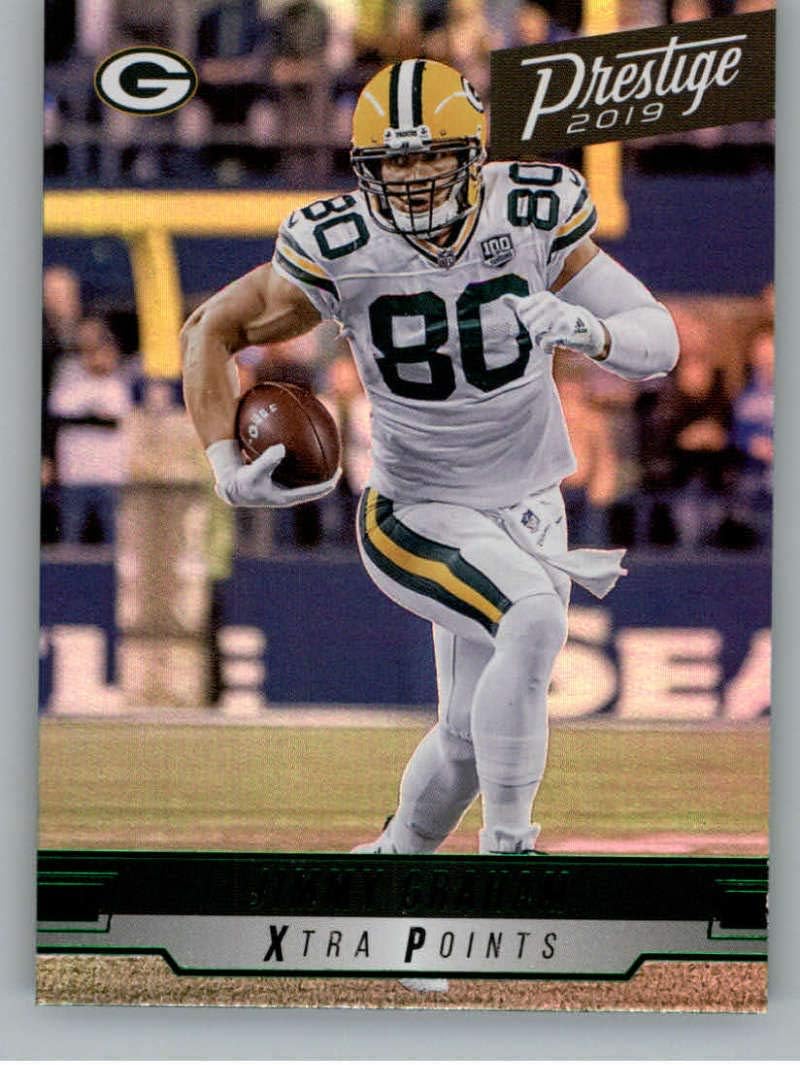 2019 Prestige NFL Xtra Points GREEN 128 Jimmy Graham Green