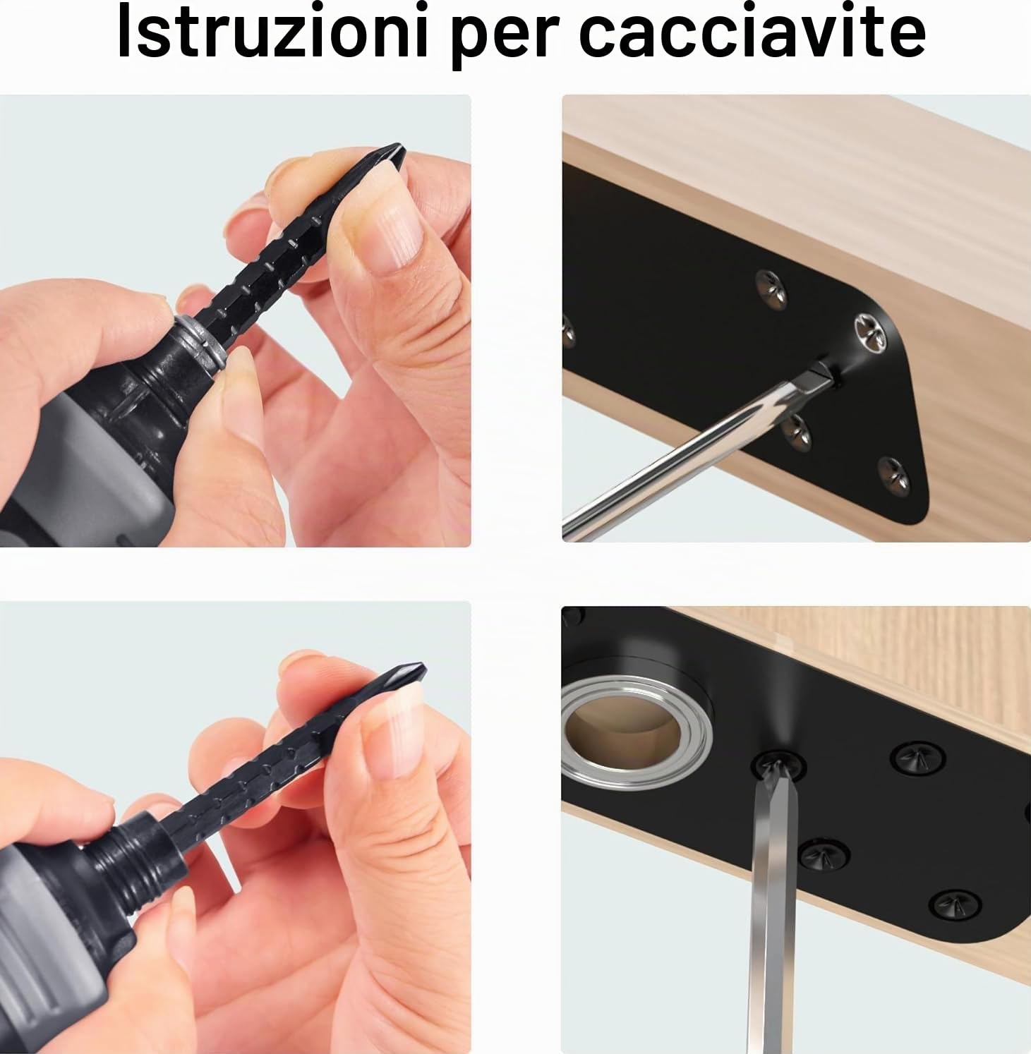 Cerniera per Porte Nascoste, Sistema di Cerniere a Bilico Rotazione a 360°, Cerniere Invisibili Portata di 280 kg Acciai Inossidabili, per Porte Segrete, Librerie, in Legno Pesanti