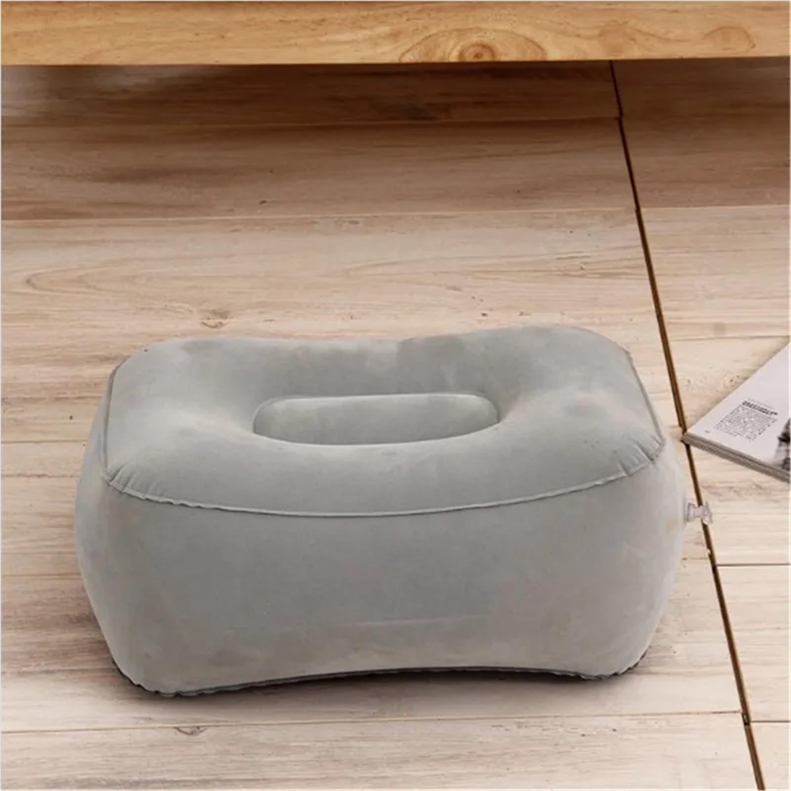 Nützliche aufblasbare tragbare Reise Fußstütze Kissen Flugzeug Zug Kinder Bett Fußstütze Pad for Reise Massage Auto