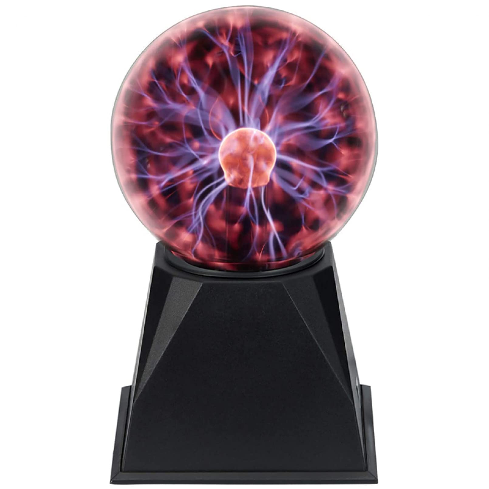 Plasma Ball Glass Touch Sensitive Usb/Battery Powered Thunder Lightning Plasma Lamp With Sound Sensitive