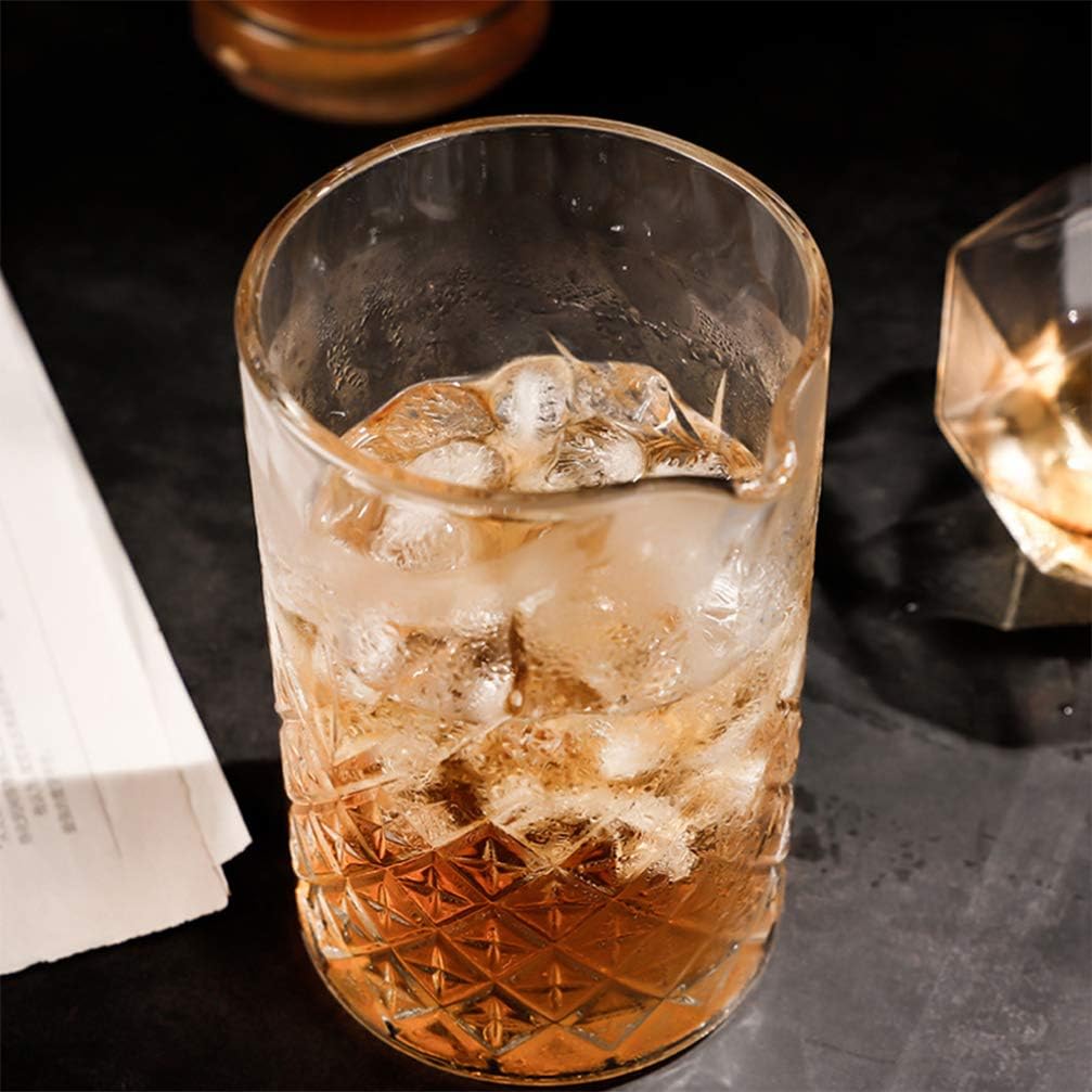 Cabilock Beverage Glass Cup Drinkware Container Crystal Glass Material Drink Mixes Goblet Glasses Wine Goblets Cocktail Drinkware for Bar Old Fashioned Tool Chocolate Cup Whisky Drinks