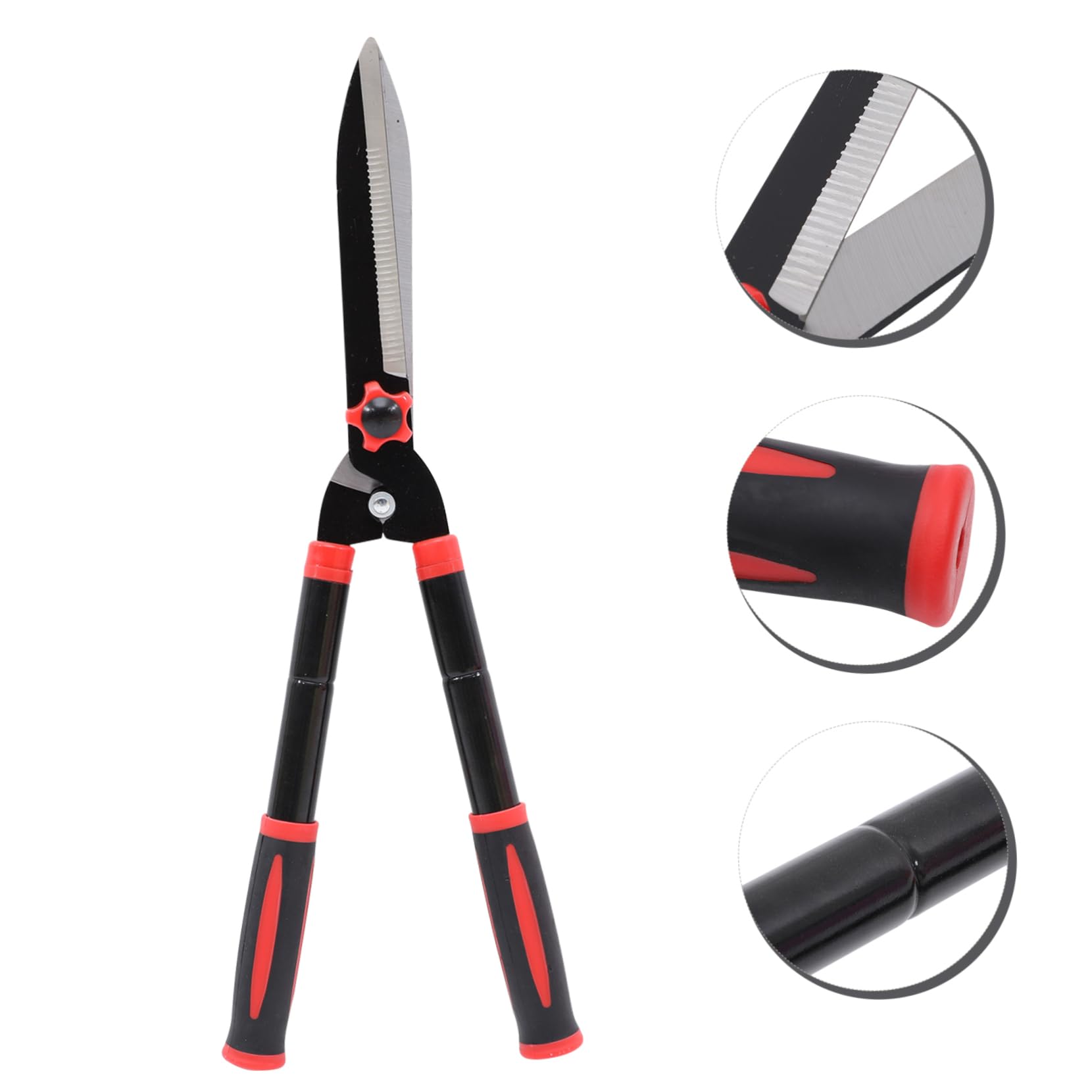 ibasenice Cesoie Da Giardino Manuali Per Siepi Attrezzi Da Giardinaggio Per Potatura Alberi Cesoie Per Arbusti in Acciaio Impugnature Ergonomiche in Gomma Antiscivolo