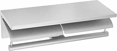 【新品・未使用品】TOTO トイレ二連ペーパーホルダー　棚付　YH700AD 61nl2ficgGL.jpg_BO30,255,255,