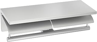 TOTO YH700AD Double Paper Roll with Shelf (Metal), Metal (Matte)
