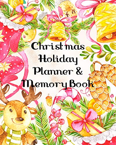 Christmas Holiday Planner and Memory Book: Collage Undated Monthly Calendar, Holiday Party Organizer, Shopping & Grocery Lists, Budgets, Christmas ... Recipes, Journal Notebook and much more! image 3