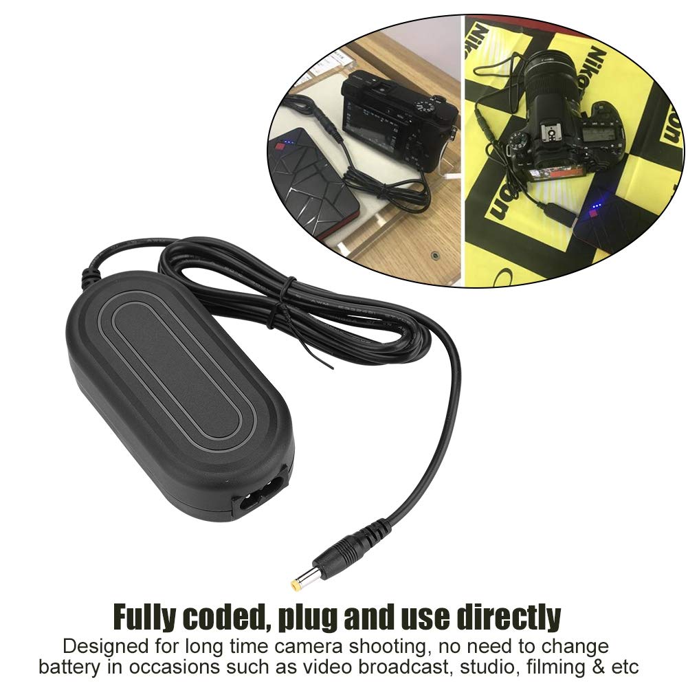 Caruba Nikon EN-EL14 Full Decoding Dummy Batterij (rechte kabel