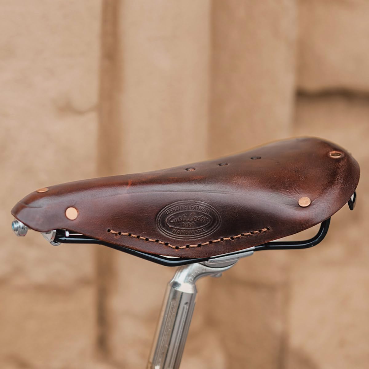 Selle Gusti Cuir- Bernhard H. Dames Hommes Confortable Ergonomique Selle de Bicyclette Vintage