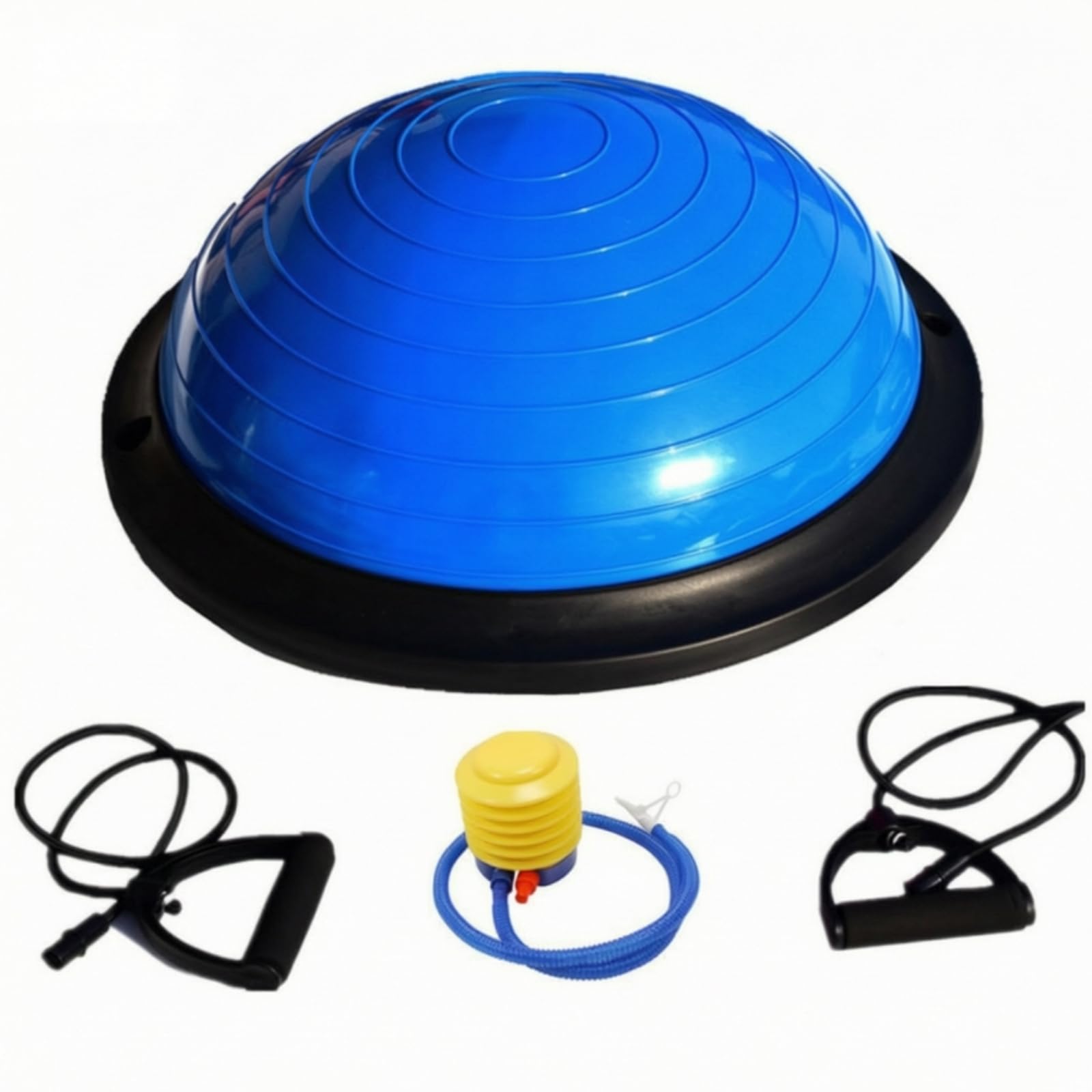 Pedana di Equilibrio con Elastici Versatile Cupola di Bilanciamento Compatto Cuscino Propriocettivo per Sportivi