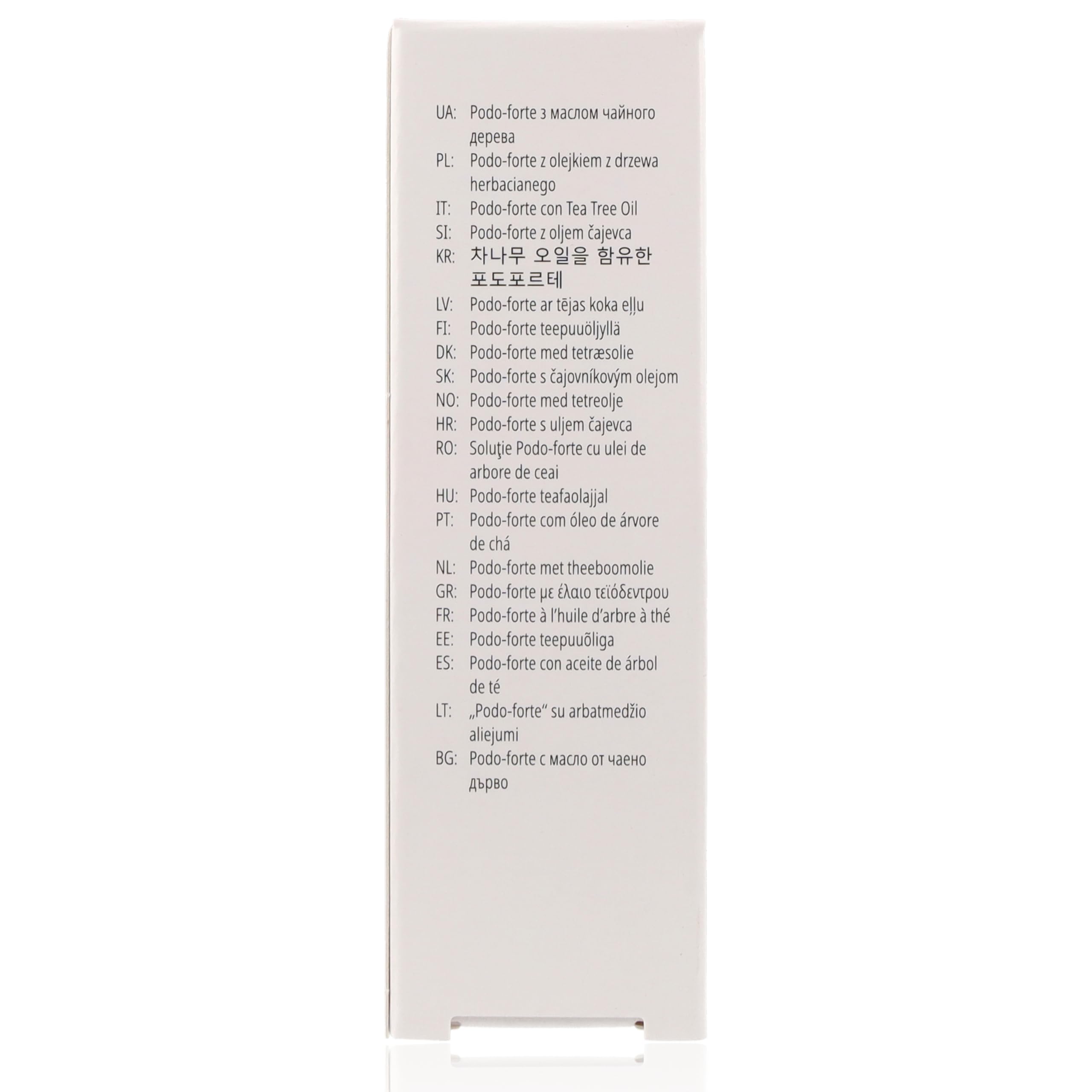 Podo forte fluido con olio di albero del tè, cura speciale delle dita, cura delle unghie, pediBaehr, 30 ml