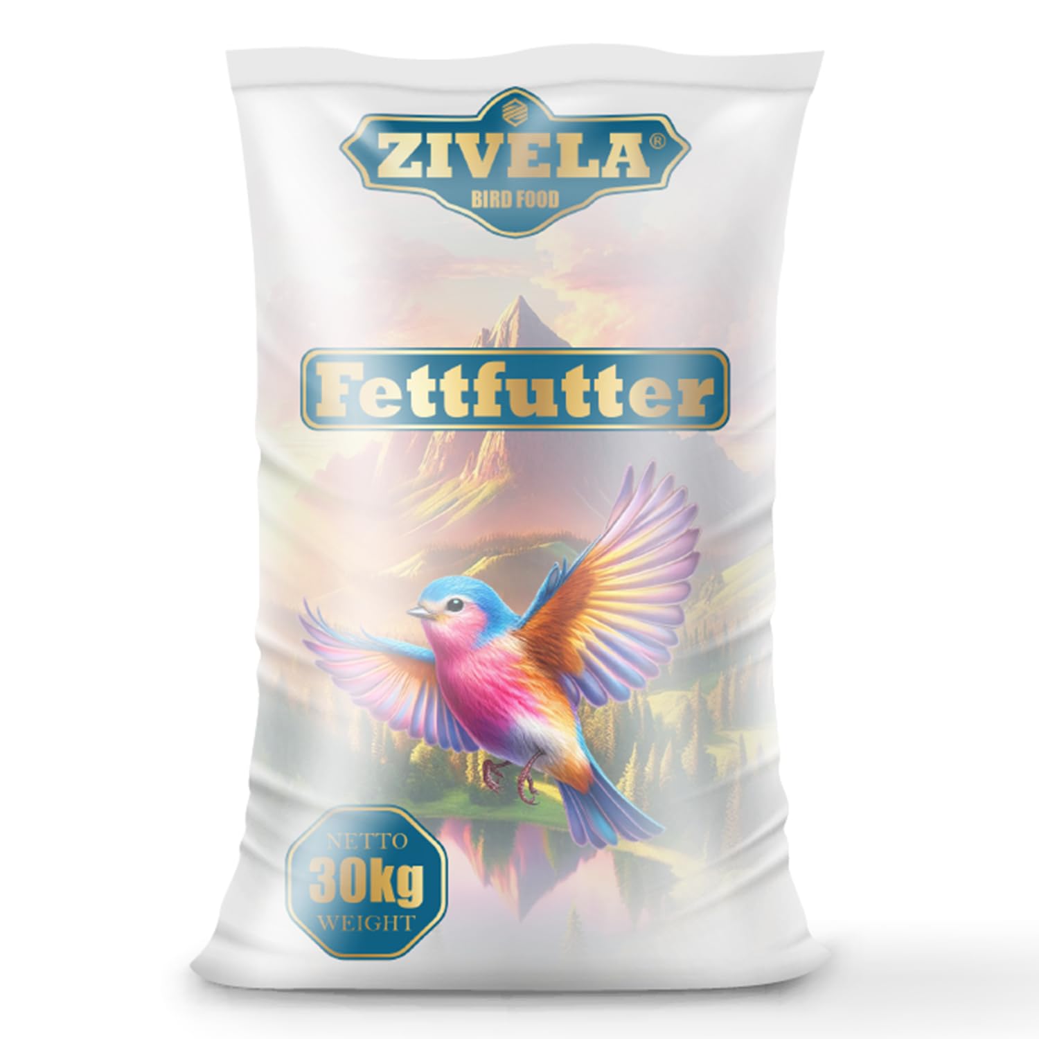 Pienso graso para aves silvestres, 30 kg, 30 kg, alimento graso para todo el año, alimento mixto para aves silvestres, 30 kg