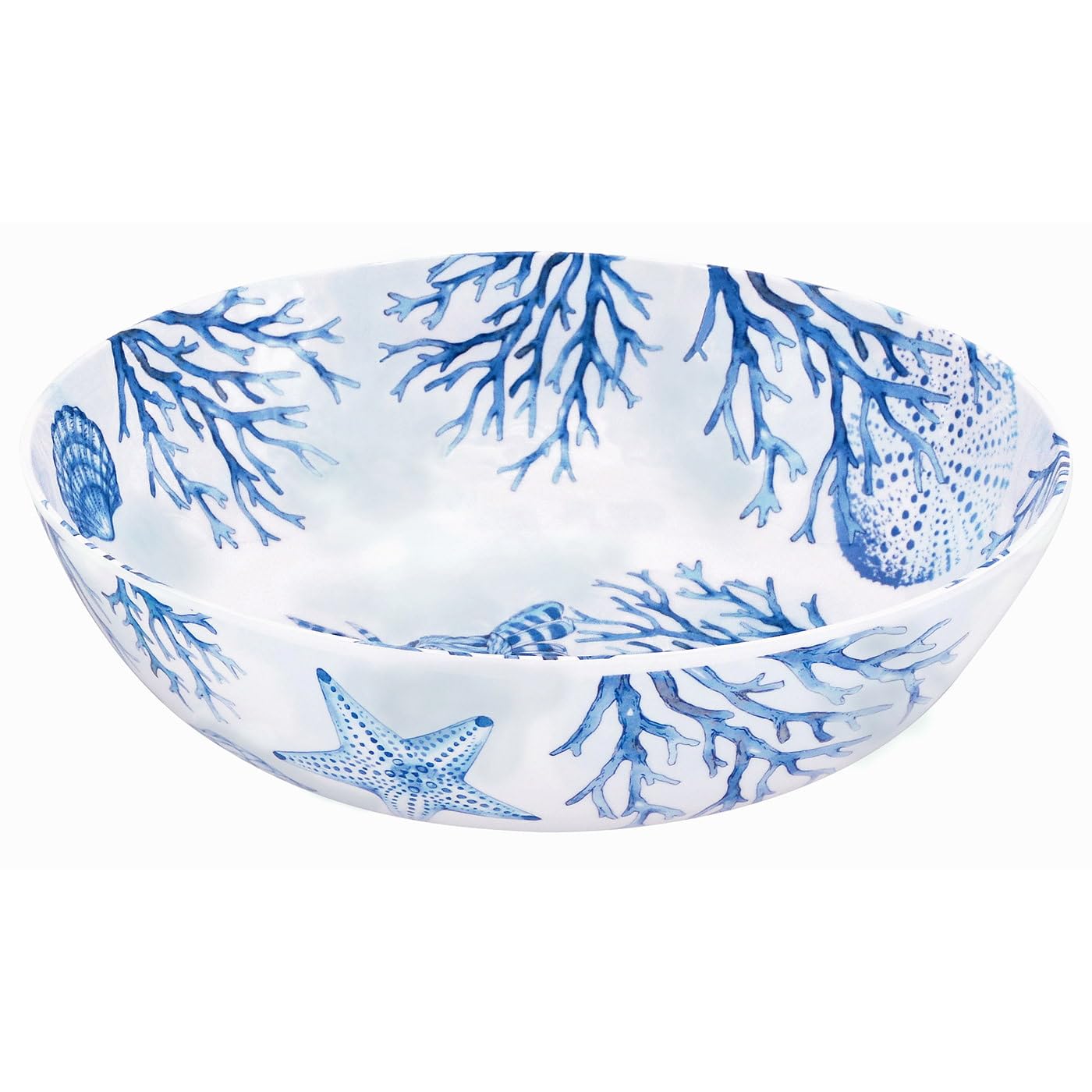 Les Jardins de la Comtesse - Saladier en mélamine Corail Ø 31 cm - Collection Piana