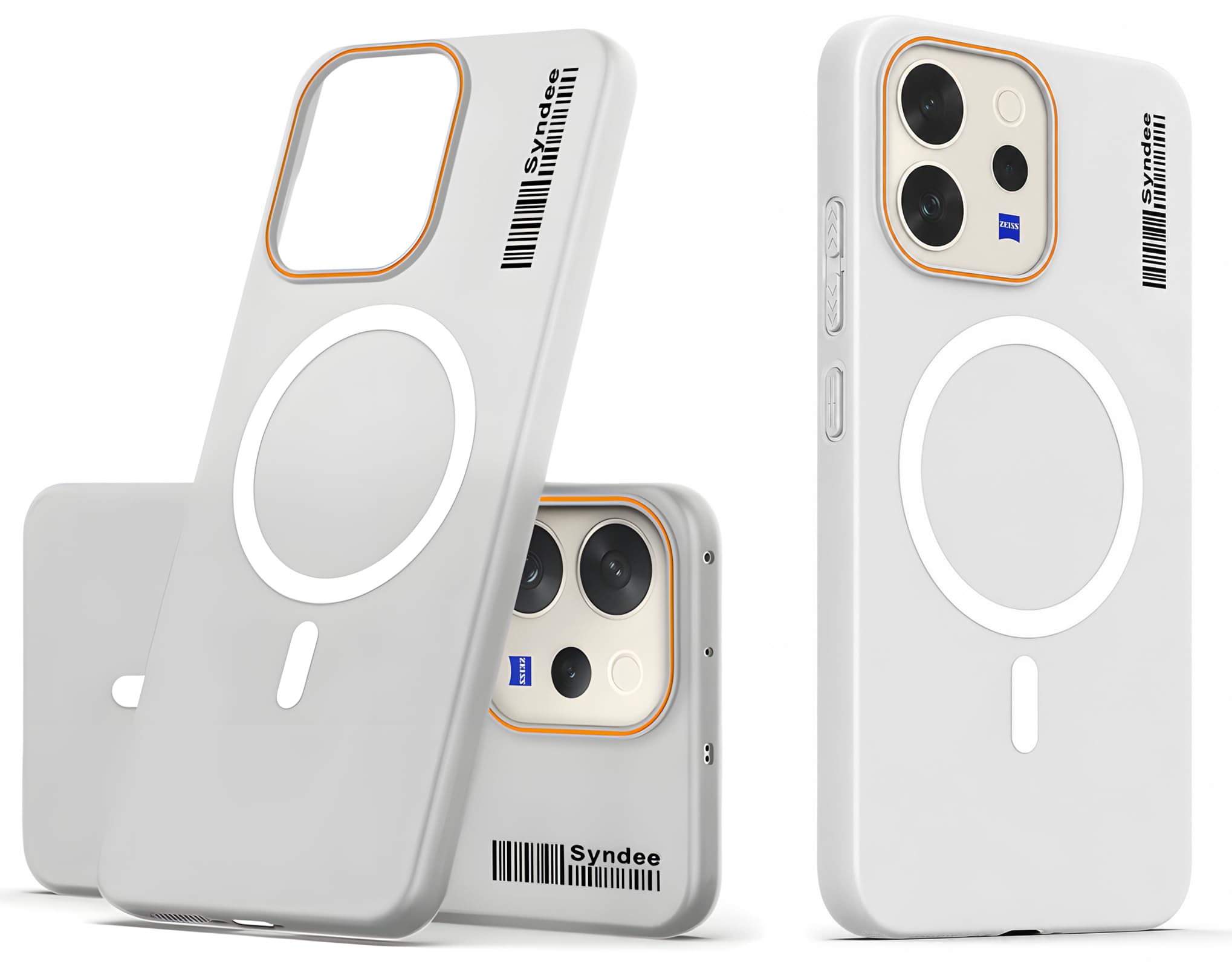 DL3 Mobilak Case Back Cover for Realme 15 5G / Realme 15 Pro 5G, Sleek Frosted Translucent Back Only Compatible with Wireless Magnetic Accessories | Anti-Scratch Shockproof Phone Case