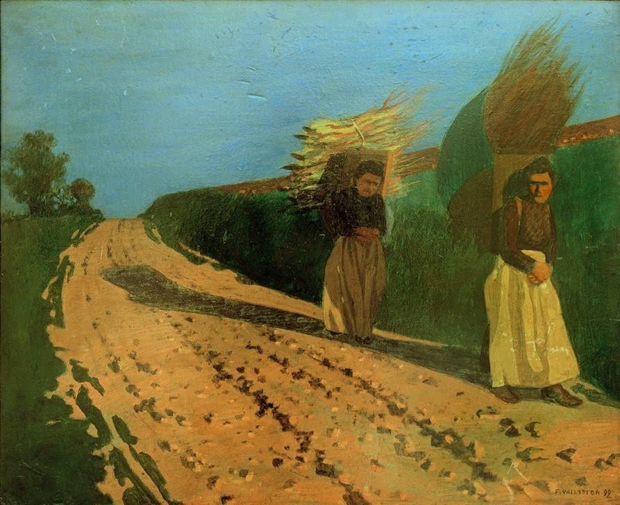 Toile Félix Edouard Vallotton Art Portrait Cadeau Décoration Murale