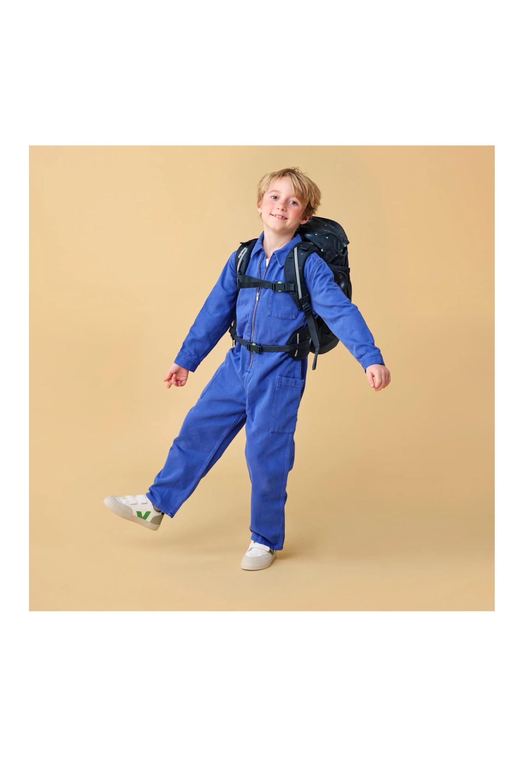 ergobag Pack Set ergonomischer Schulrucksack flexibel 6-teilig Set 1. Klasse Grundschule für Mädchen und Jungen