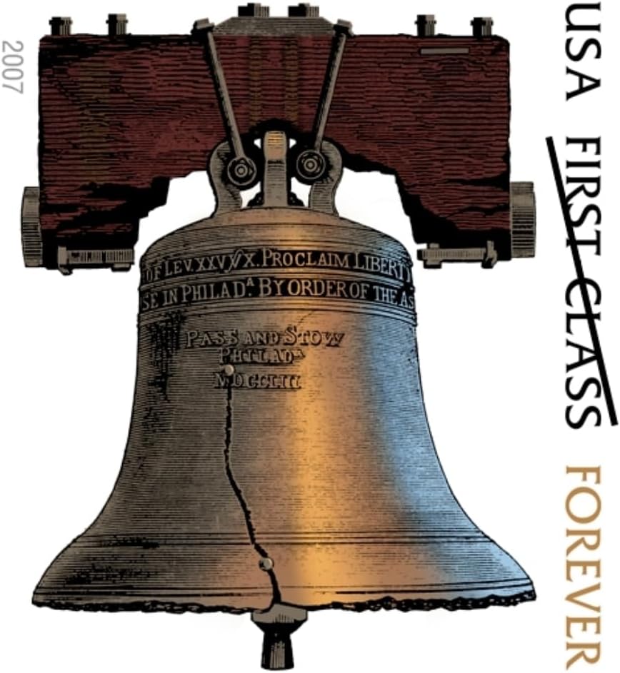 Liberty Bell 2007 (Folded Vending Book of 20) First-Class Mail Forever Postage Stamps