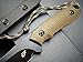 Eafengrow EF130 Fixed Blade Knife, DC53 Steel Blade,Micarta Handle Full Tang Portable EDC Fixed Knifes Straight Knife for Working Camping Hunting Field Adventure(Army Green)