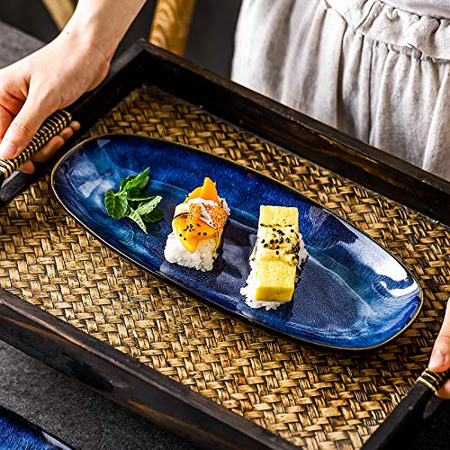 Talerze obiadowe japoński styl talerz domowe ryby gotowane na parze kreatywne sushi bardzo odpowiednie do restauracji, hoteli itp. Kuchenna salaterka