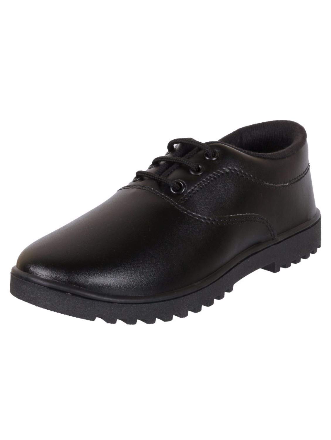 Boys School Shoes;Lace Black
