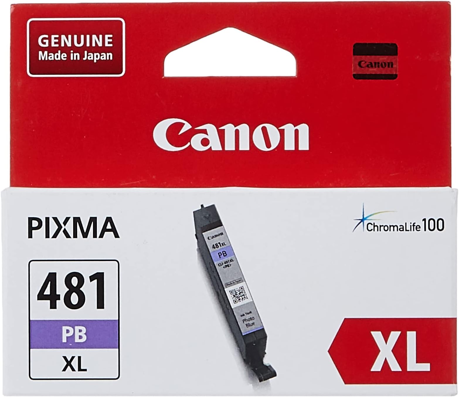 CANON CLI-481 XL Photo Blue Genuien Ink Cartridge, Prints Up to 200 A4 Pages