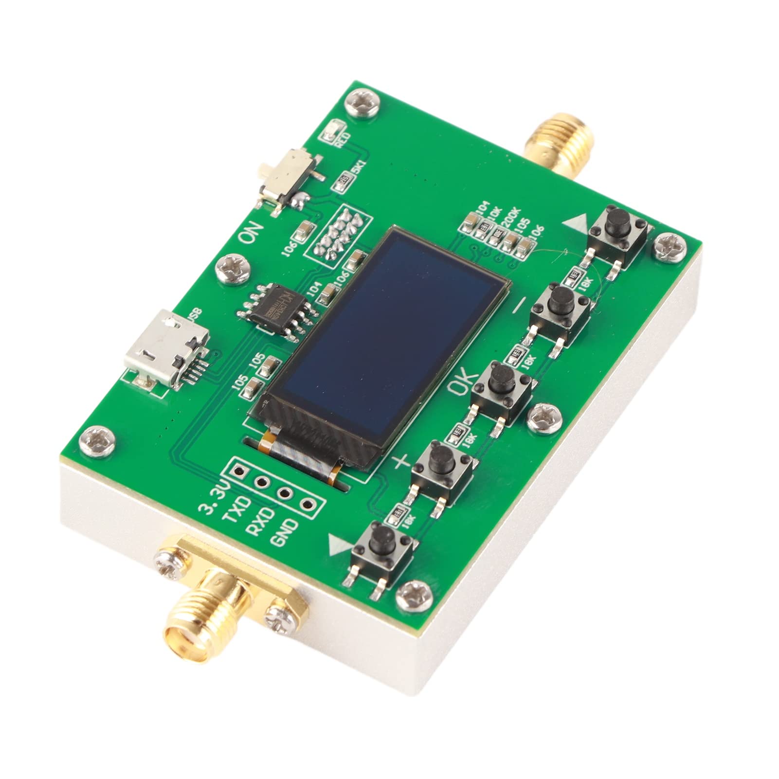 Aramox Modulo di Attenuatore Programmabile Digitale PCB per Amplificatore Radio, Attenuazione Regolabile 0-31.75db, Frequenza LF-6GHz, Ideale per Applicazioni RF