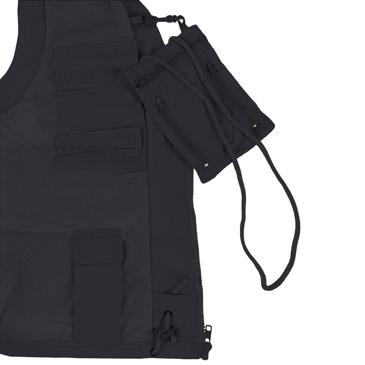 MFH Gilet Outdoor Microfibre Nero