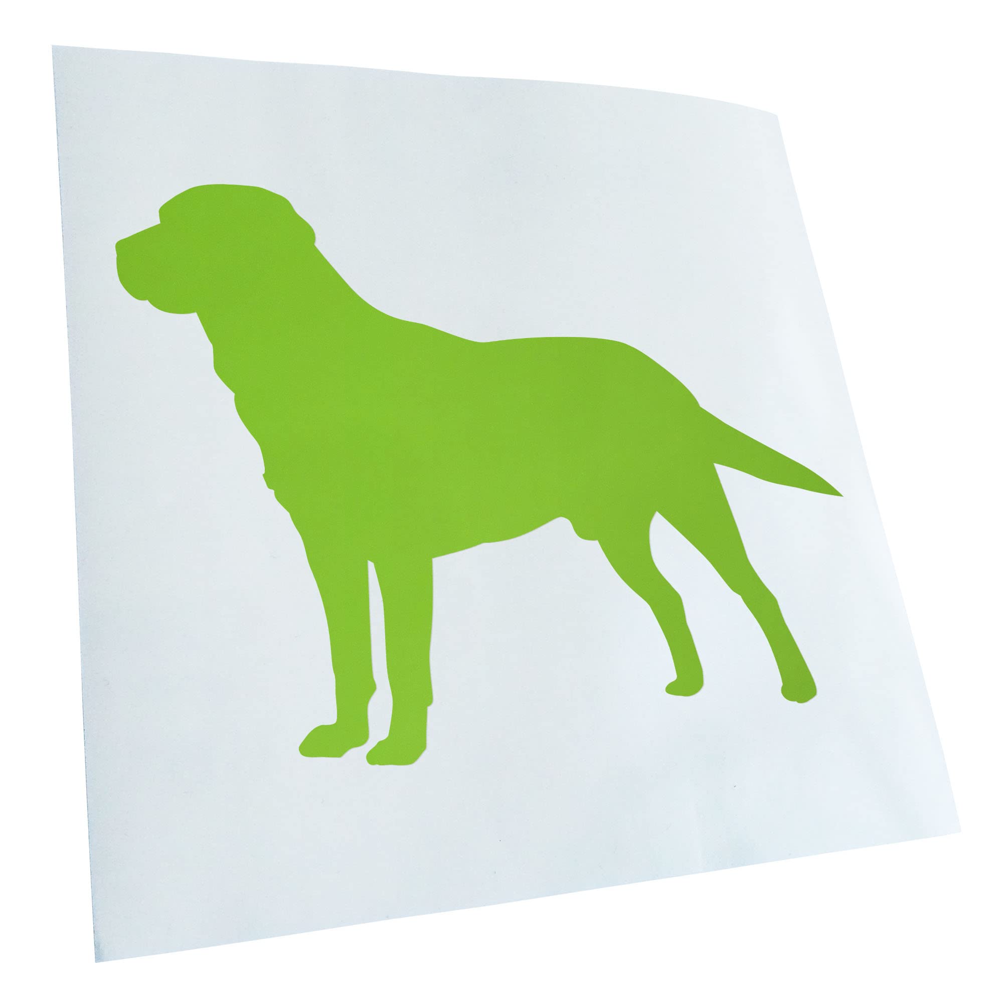 Kiwistar - Car Sticker - Green - 40 x 31 cm Labrador Dog Retriever - Rear Window Car Sticker Weatherproof for Car Truck Moped Truck - Sticker Exterior Self-Adhesive Tuning Accessories for Window