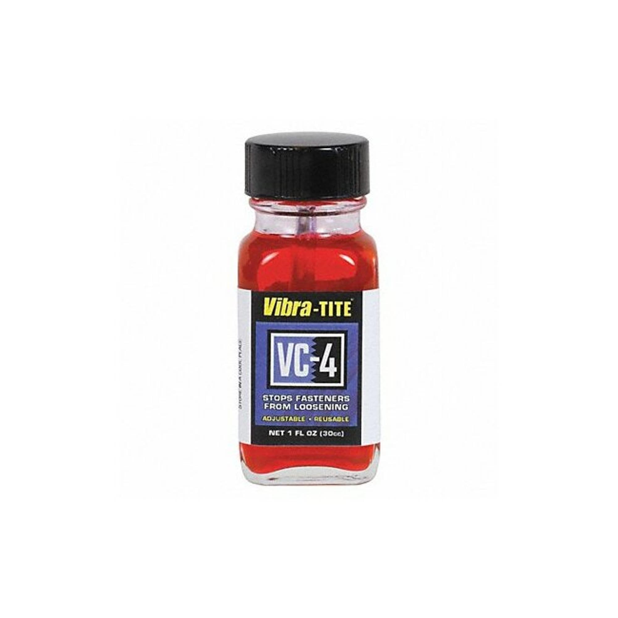 Vibra-tite VC-4 Series High-Strength Threadlocker, Red Liquid, 30mL Bottle 30mL 21730-1 Each