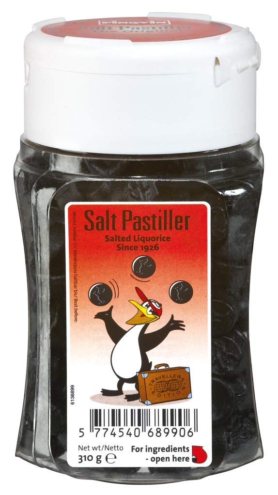 10 x PINGVIN SALTPASTILLER SALZ PASTILLEN 310g LAKRITZ Incl. Goodie von Flensburger Handel