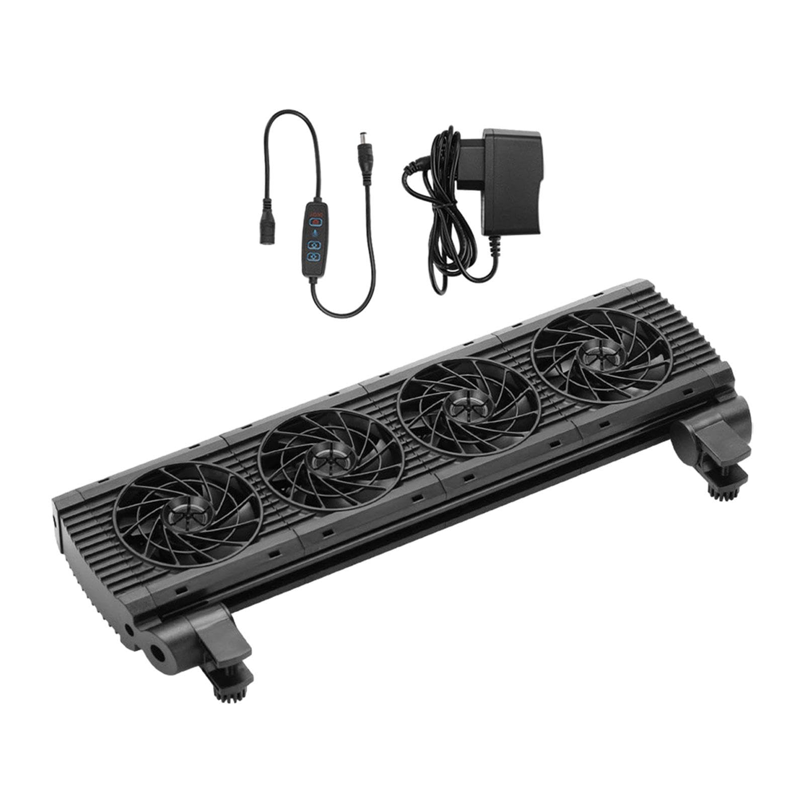 F Fityle Refroidisseur d'aquarium, Refroidisseur de Machine de Refroidissement hydroponique, Fournitures pour Animaux de Compagnie, Ventilateur d'aquarium à, 4