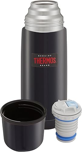 Miniatura 2 de Thermos 11.8fl oz acero inoxidable ligero y compacto, termo de Midnight azul por