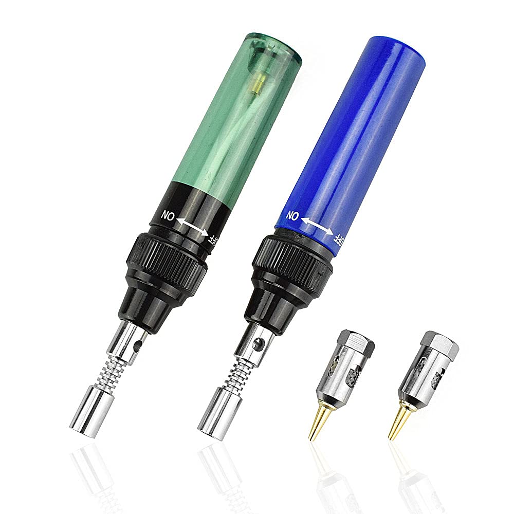 4 piezas de soldador de gas butano, herramienta de soldadura de gas butano, soplete de gas butano, herramienta de soldadura (4 colores)