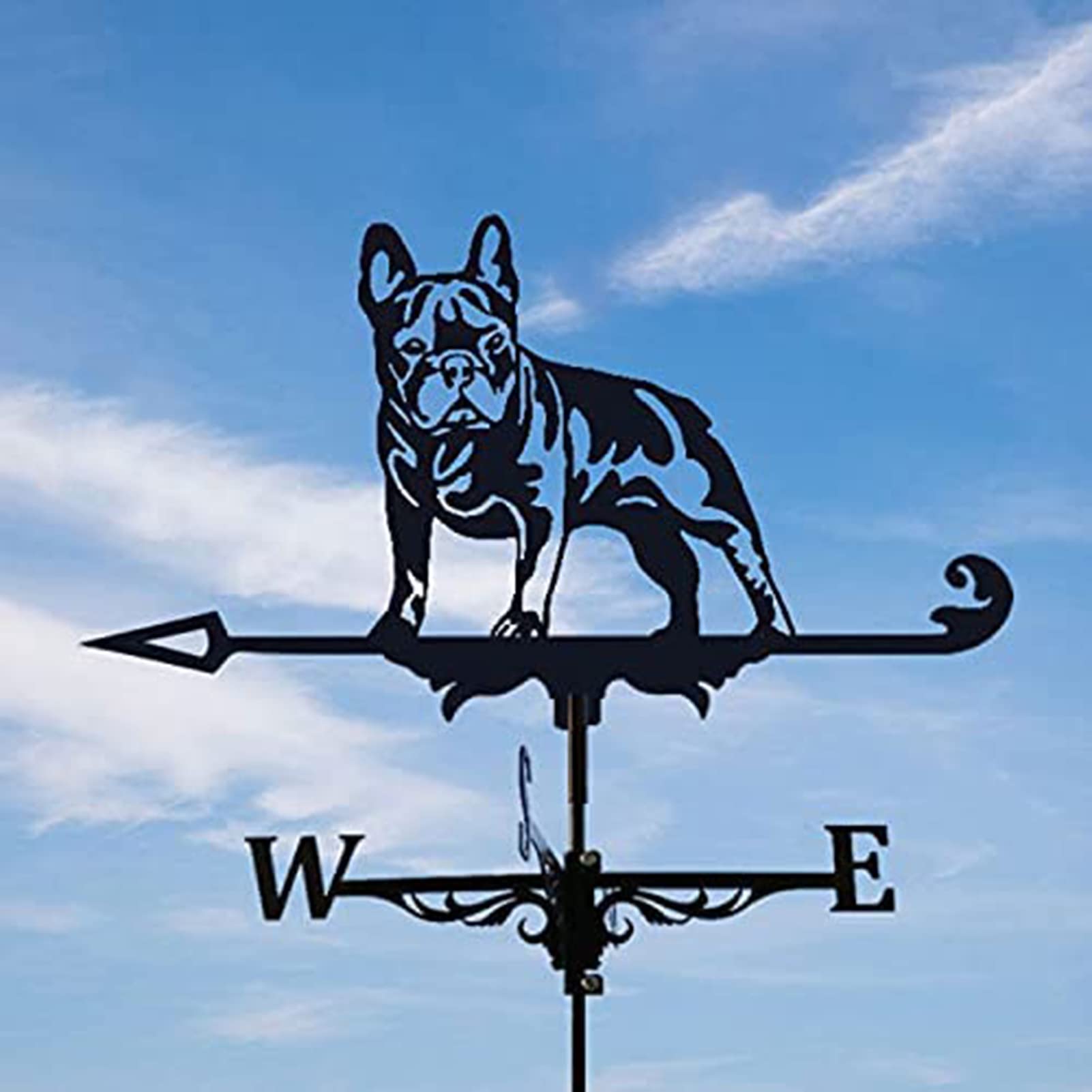 TAXXII wind vane European Style Wrought Iron Vintage Roof Wind Vane For Yard Garden Decoration Weathervane Direction Indicator Kit Outdoor Paddock Lawn Metal Bracket Ya