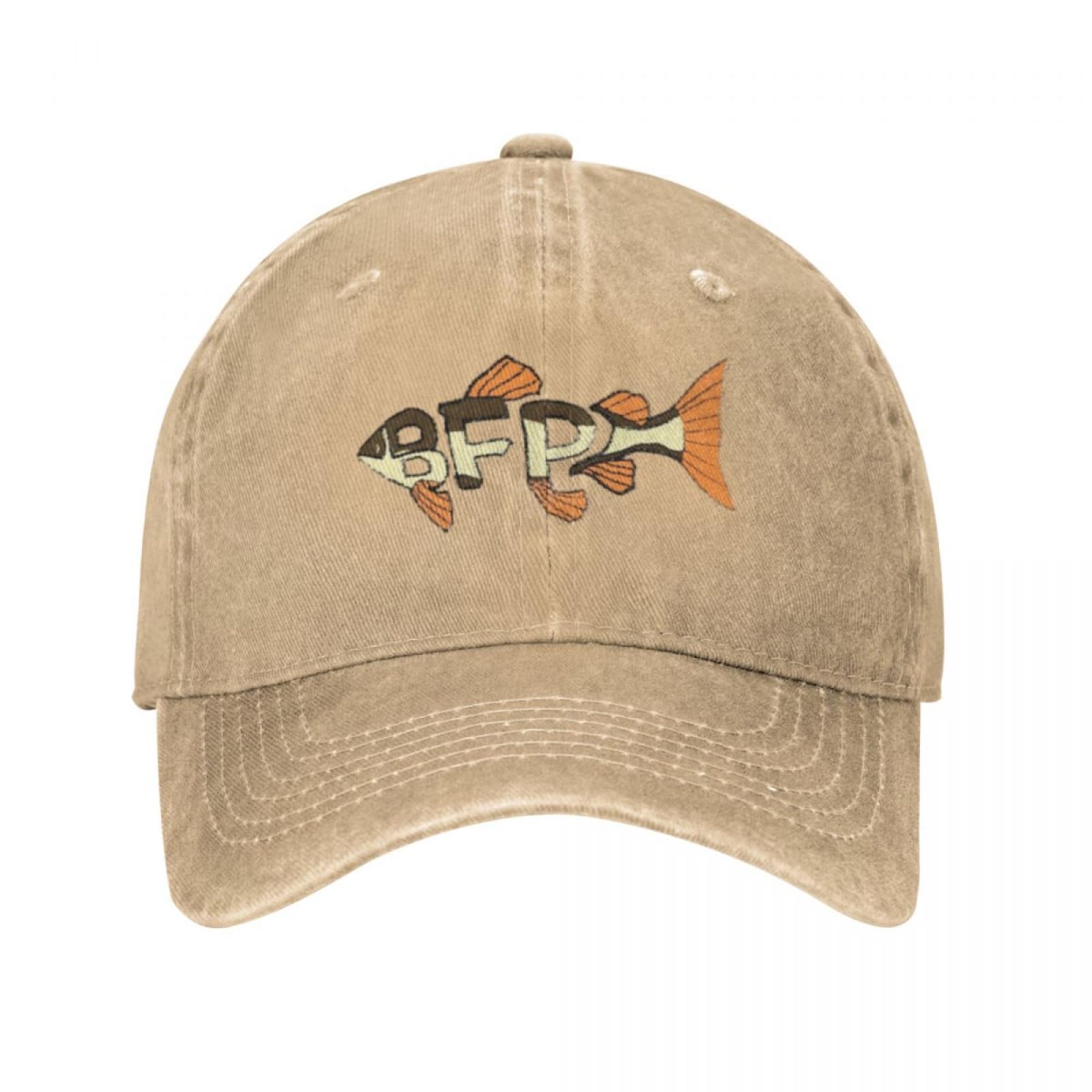 Lylqssys Unisex Color Bass Fishing Productions Bfp Redtail Baseball Caps Denim Hats Outdoor Adjustable Casquette Sports Baseball Cowboy Hat Gift