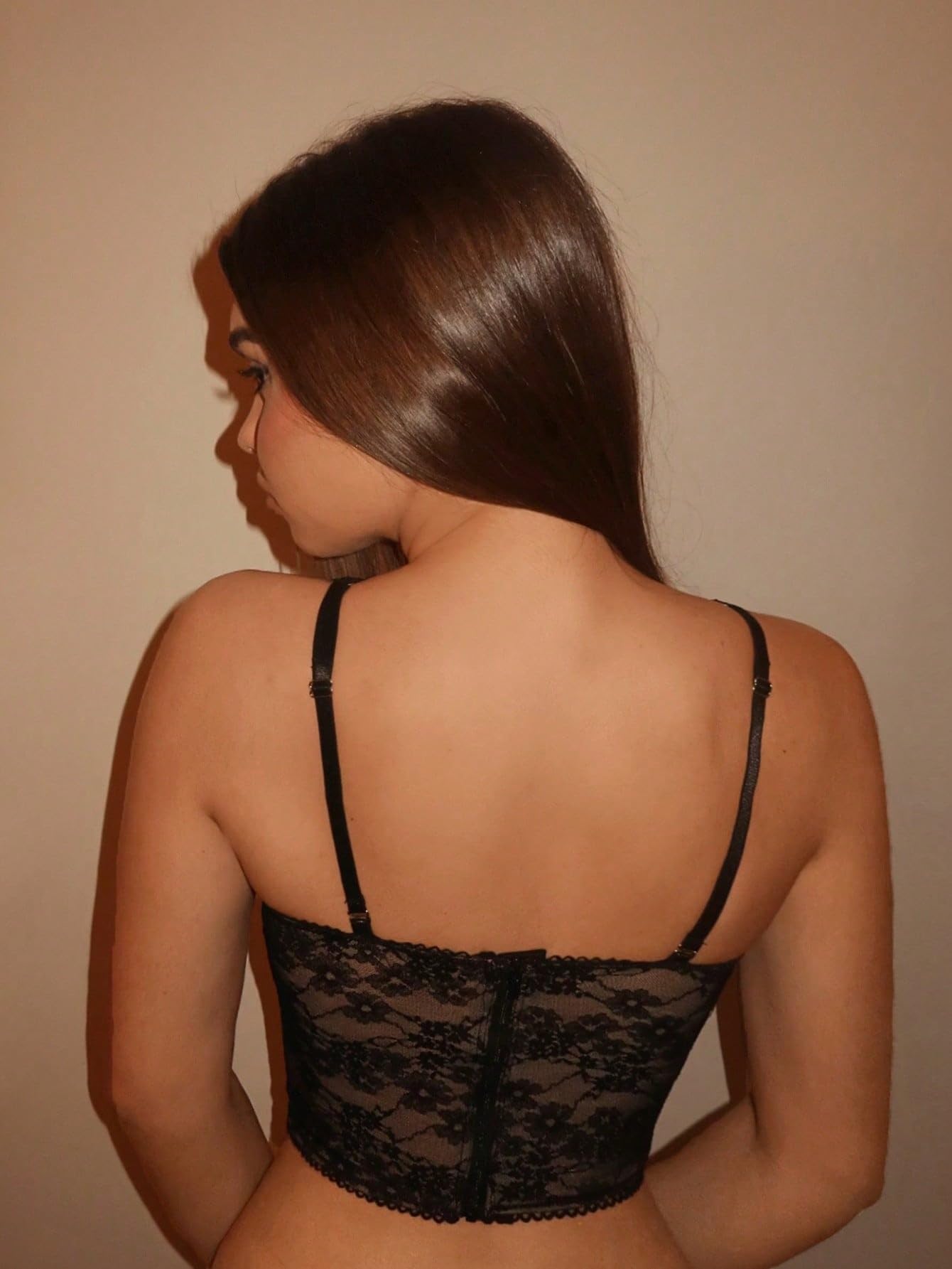 WDIRARA Women's Cut Out Lace Crop Bustier Corset Tank Top Sexy Going Out Party Club Tops: Medium Mint Green