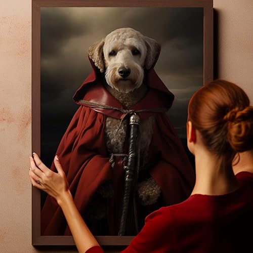 Miniatura 568 de Thuan Chow Chow Retrato de mascota con disfraz real de perro en un disfraz retrato de perro con vestimenta Retrato medieval de mascota retrato