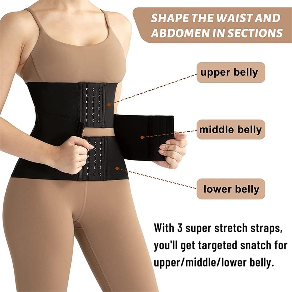 JSEIAJB Waist Trainer for Women Slimming Body Shaper Trimmer Abdomen Cincher Underbust Corset Tummy Control