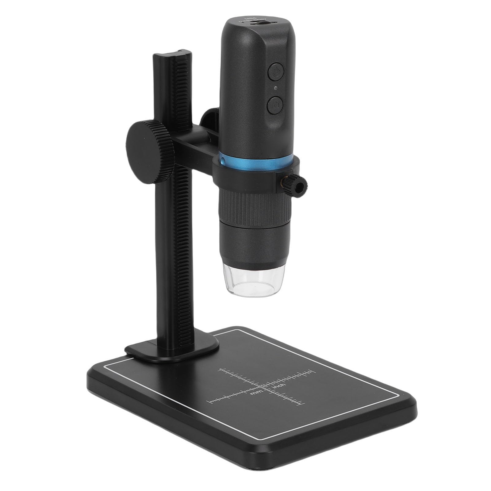 Sxhlseller Microscopio Digitale Ingrandimento 1000X, Fotocamera USB WiFi HD 1080P con 8 Luci LED e Supporto, Palmare Portatile per Telefono Tablet PC, Laboratorio di Scienze, Ispezione Circuiti Monete